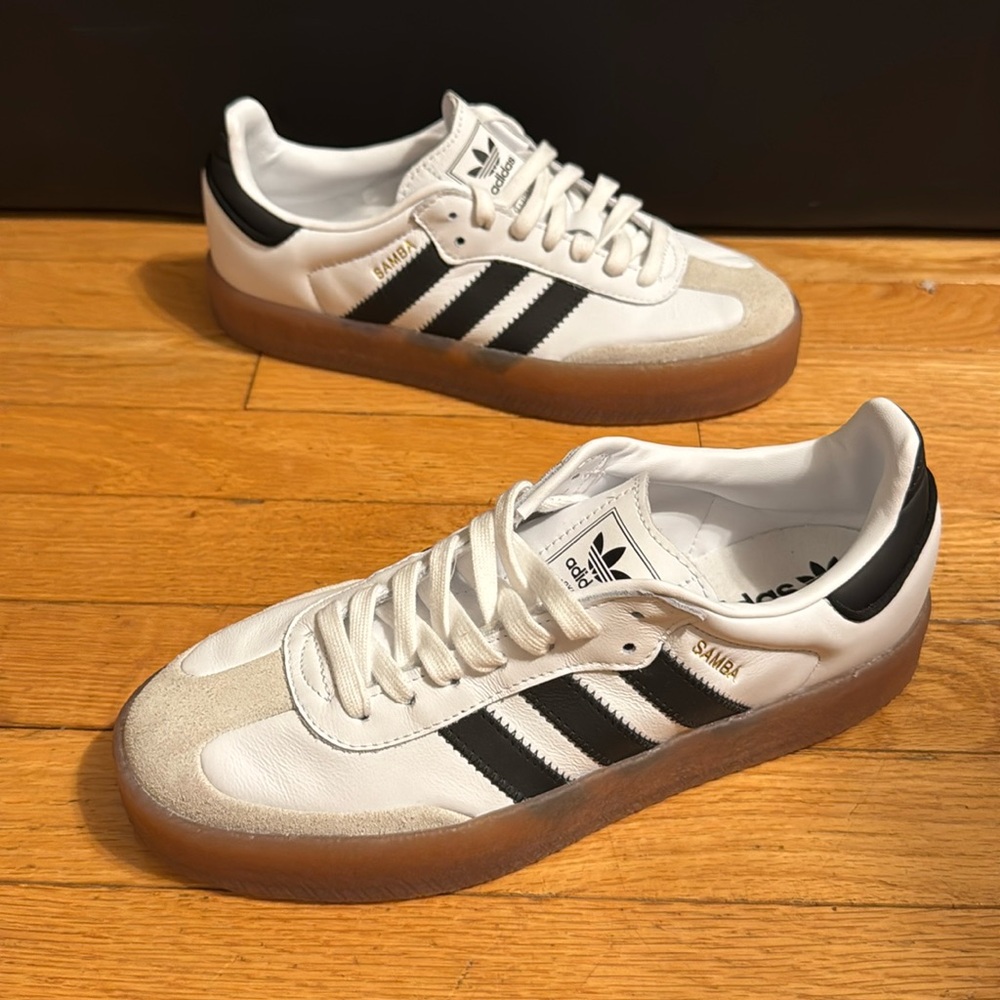 Adidas Sambae Cloud White/Core Black, Women’s 8